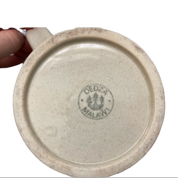 𝅺handmade pottery mug from Malawi Africa with jaguar sports team logo - Picture 3 of 6